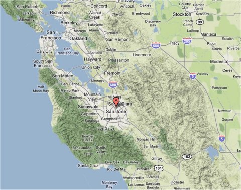 Kaart Bay Area